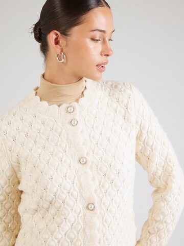 YAS Cardigan 'YASBUBBLE' i beige