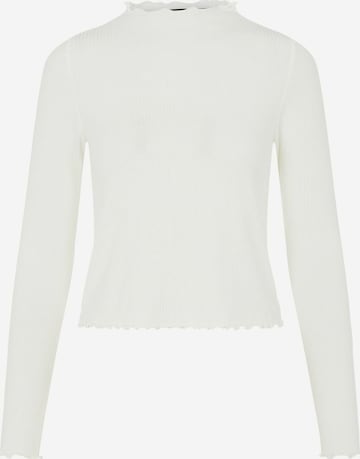 T-shirt 'PCNicca' PIECES en blanc : devant