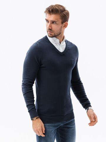 Ombre Sweater 'E120' in Blue