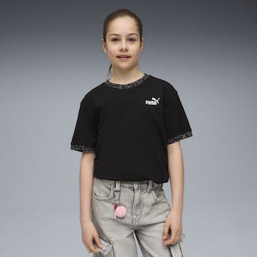 PUMA Shirt 'Essentials' in Black: front