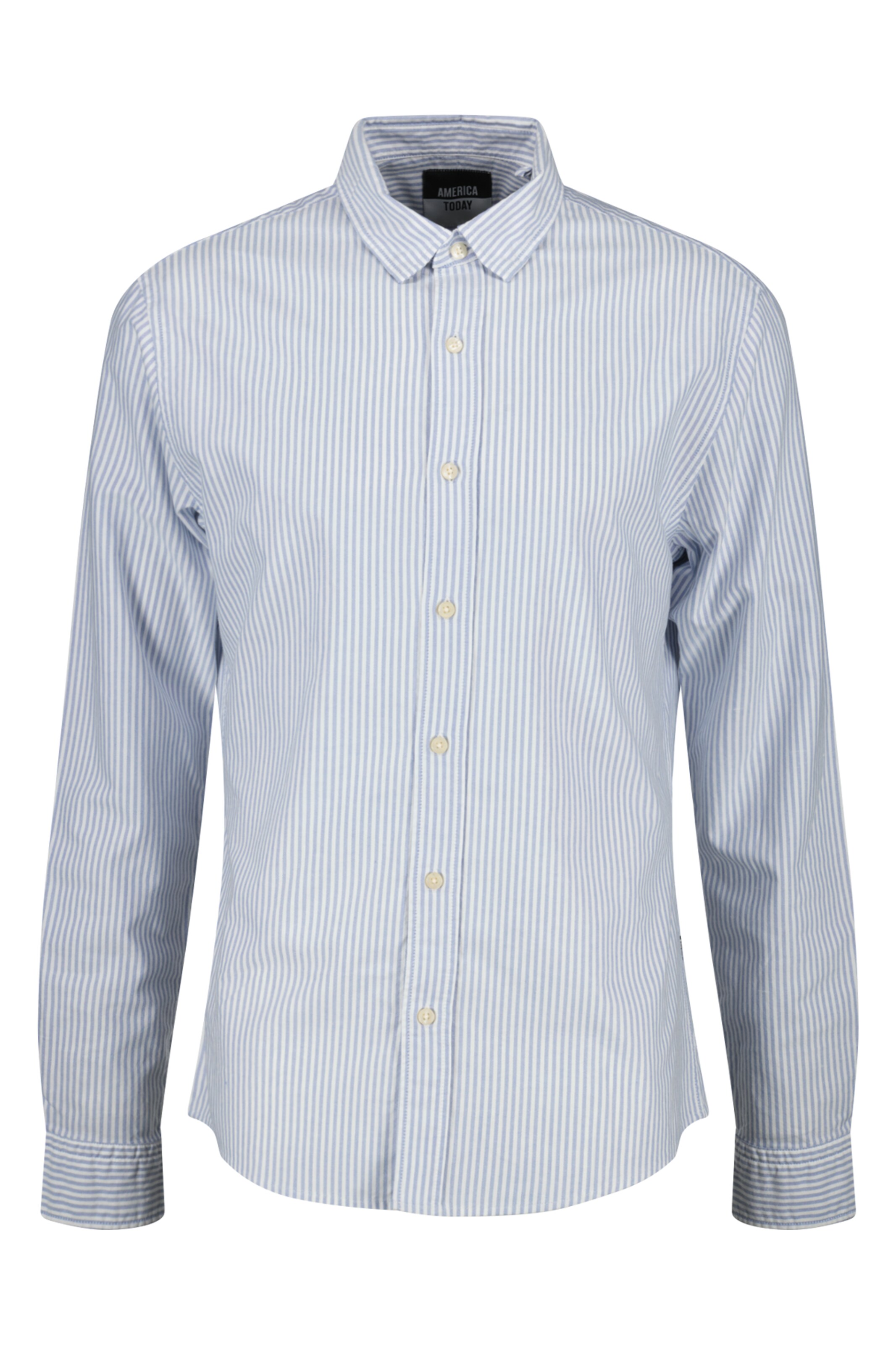 Coupe regular Chemise America Today en bleu : devant