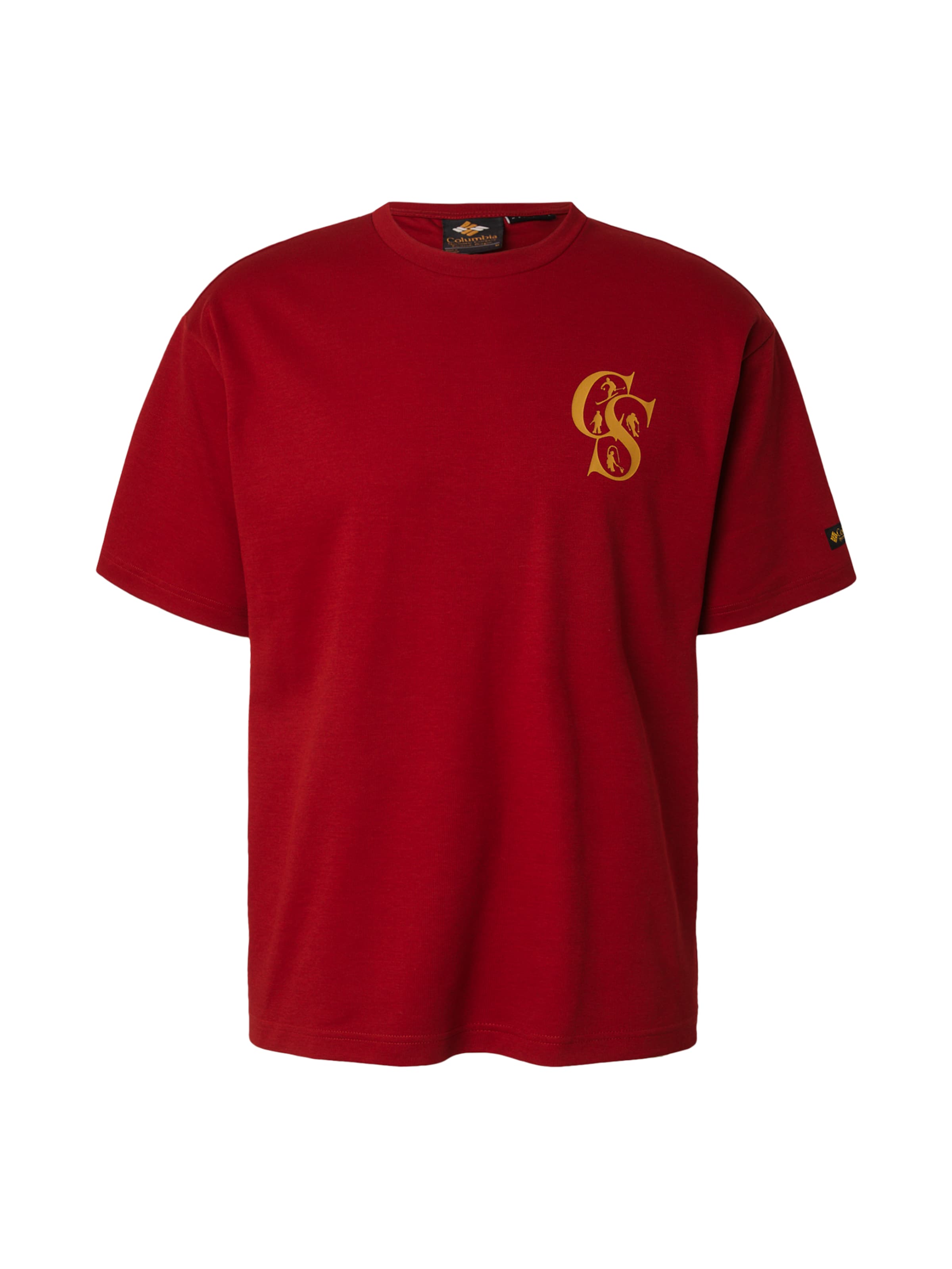 COLUMBIA Λειτουργικό μπλουζάκι 'CSC™ Heritage' σε κόκκινο: μπροστά