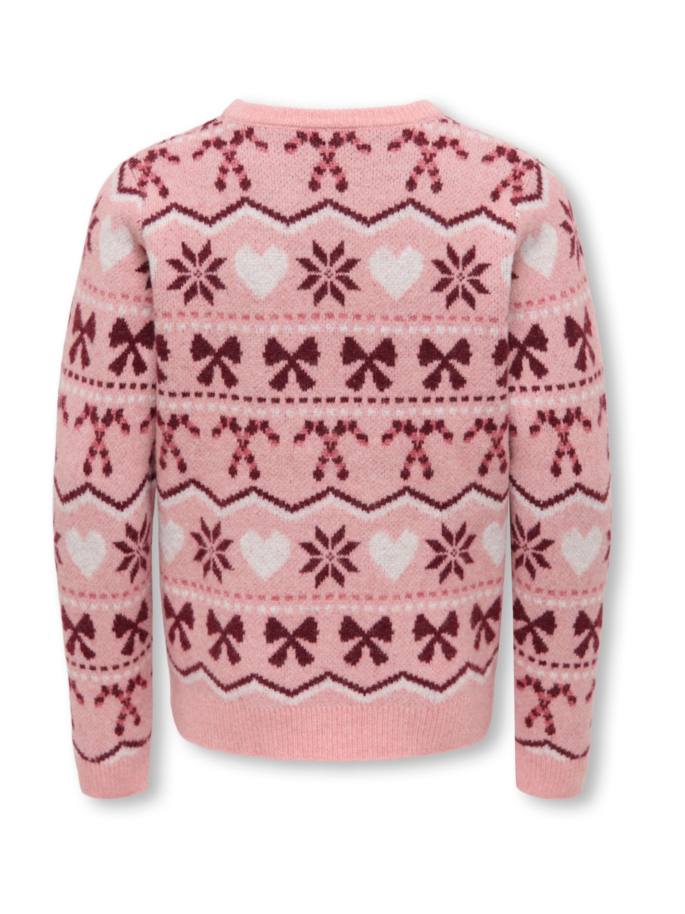 ONLY GIRLS - Jersey 'KOGSNOWFLAKE XMAS' en rosa