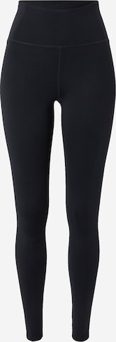 Girlfriend Collective Skinny Workout Pants 'RESET' in Black: front