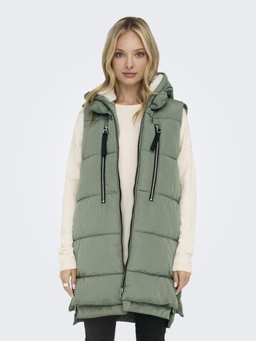 ONLY Bodywarmer in Groen: voorkant