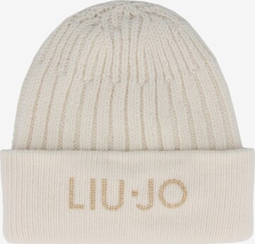 Liu Jo Beanie 'Studs' in White: front