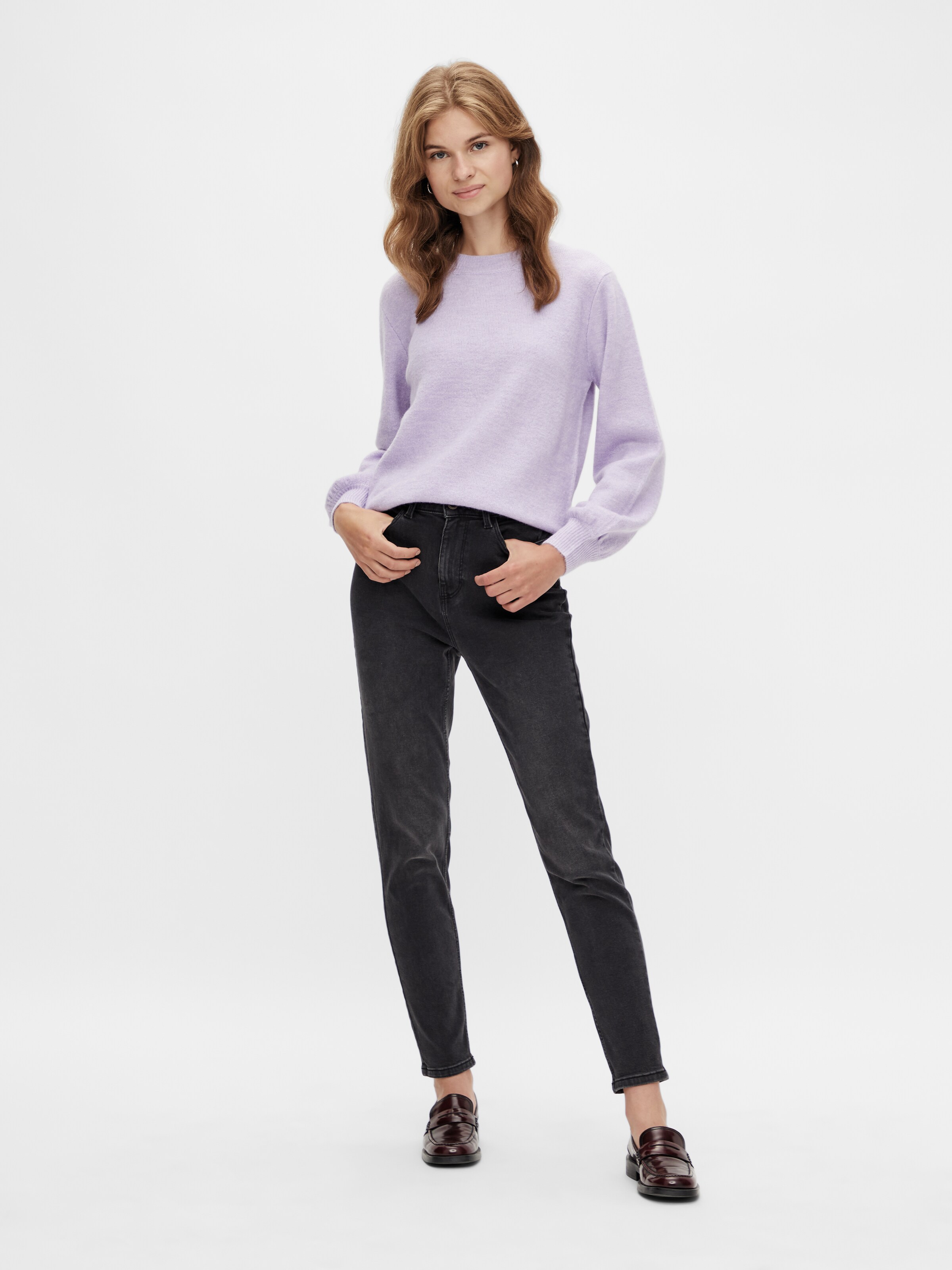 Frauen Pullover & Strick PIECES Pullover 'Perla' in Lilameliert - TA04980 Frauen Pullover & Strick PIECES Pullover 'Perla' in Lilameliert - TA04980