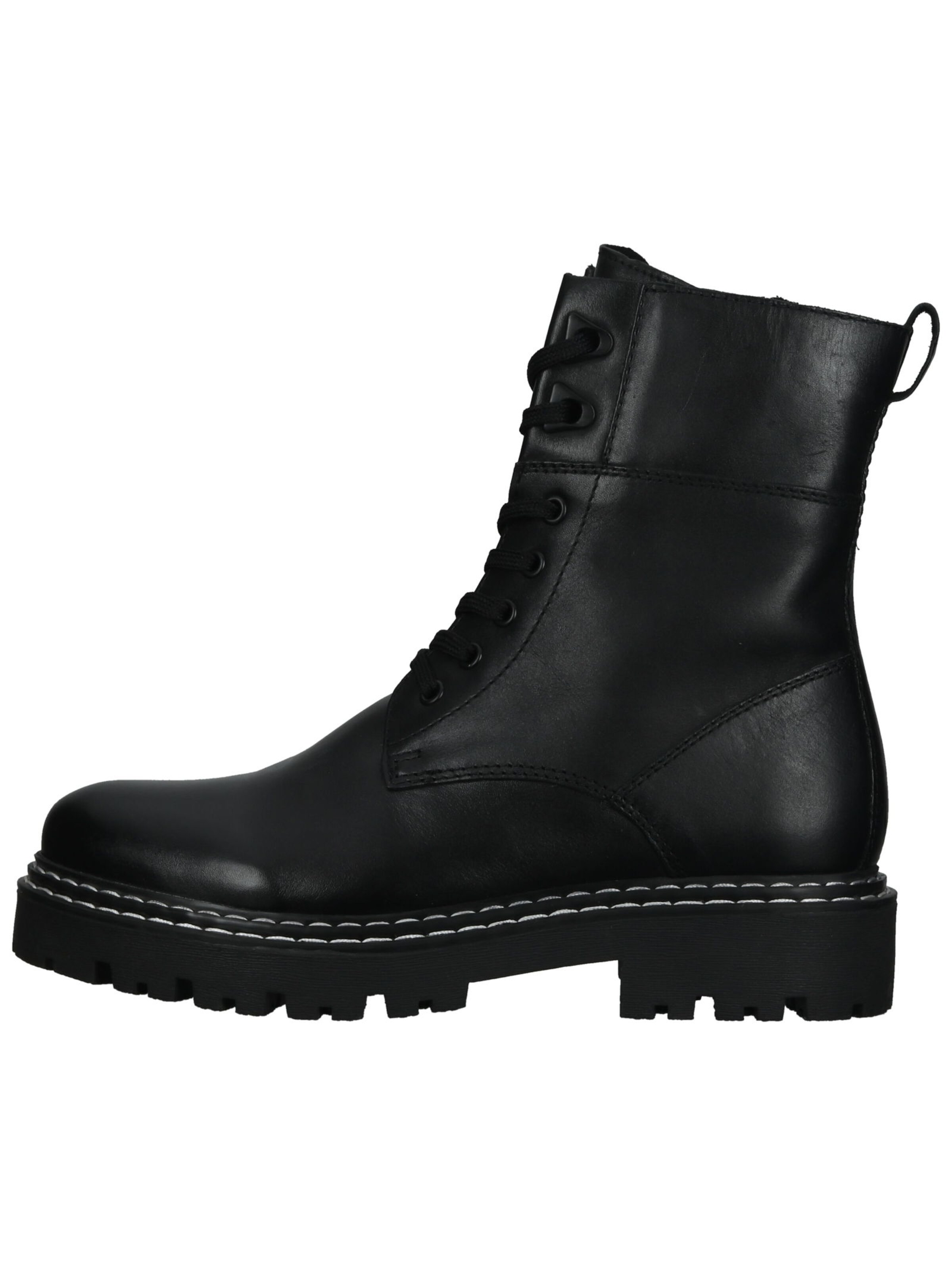 MARCO TOZZI Schnürstiefelette in Schwarz
