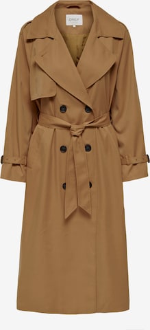 ONLY Between-Seasons Coat 'CHLOE' in Brown: front