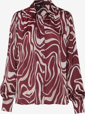 Chemisier 'LENA' DESOTO en rouge : devant