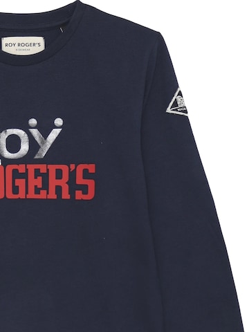 Roy Rogers Shirt 'Belt LS' in Blau