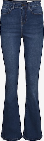 Noisy May Curve Flared Jeans 'Sallie' in Blauw: voorkant