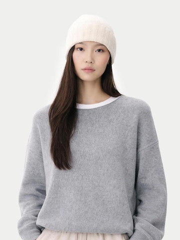 GOBI Cashmere Pipo 'Unisex Beanie' värissä valkoinen: etupuoli