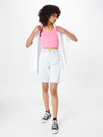 HOLLISTER Top 'BARE TERRY' in Roze