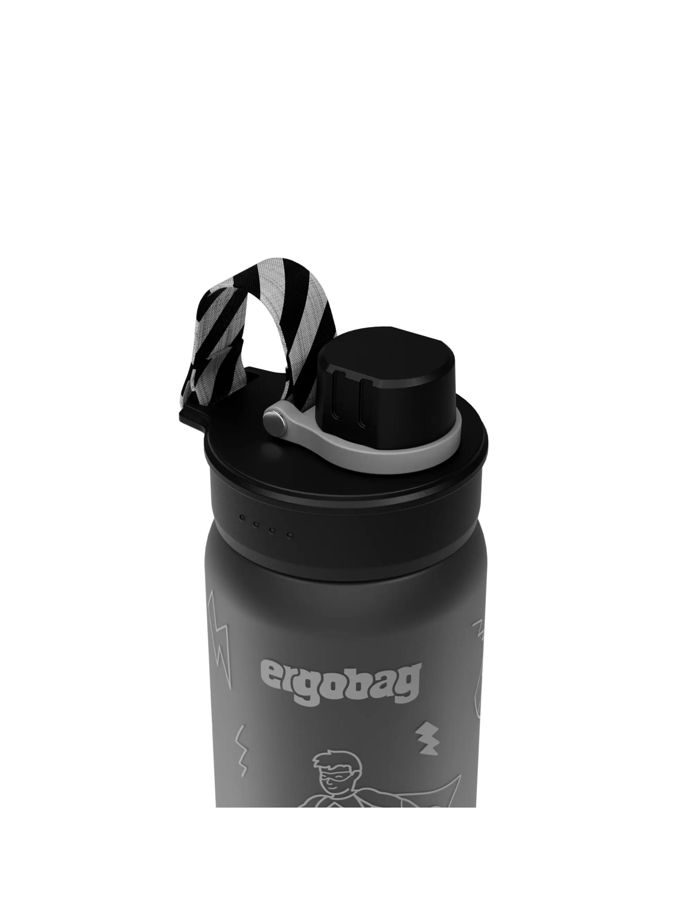 ergobag Drinking Bottle 'Trinkflasche Trinkflasche' in Black