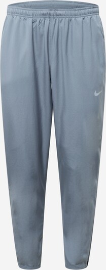 NIKE Sportbroek 'Challenger' in de kleur Grijs / Wit, Productweergave