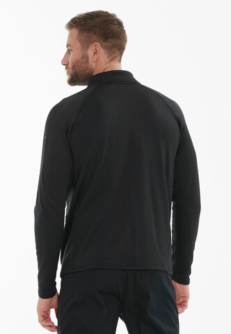 ENDURANCE Athletic Zip-Up Hoodie 'Almatt' in Black