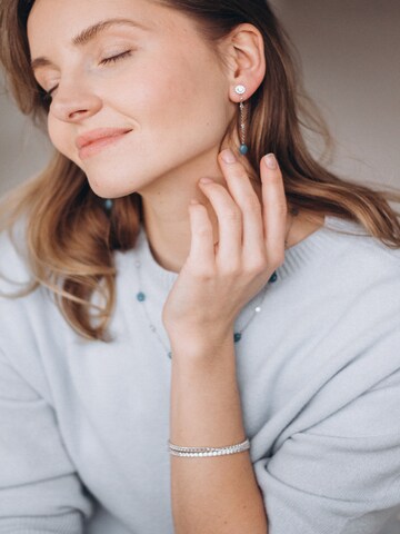 Fiocco Jewelry Ohrringe 'Bloomy Blue' in Silber