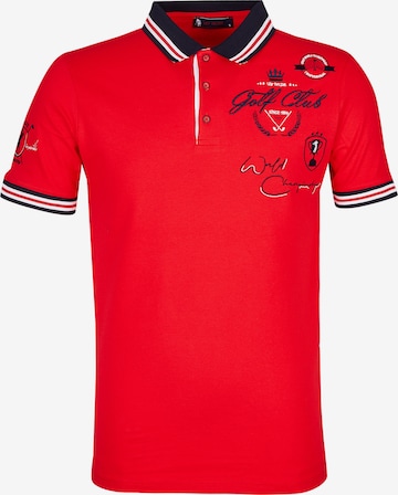 Leif Nelson Shirt in Rood: voorkant