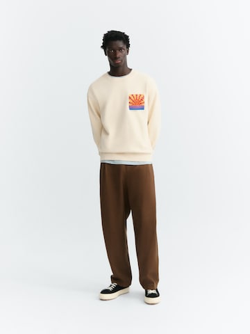 Thinking MU Sweatshirt 'Leon' in Weiß