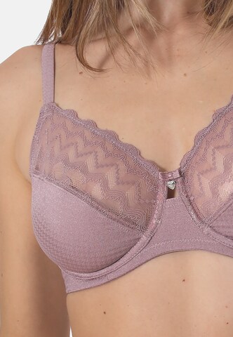 sassa T-shirt BH in Lila