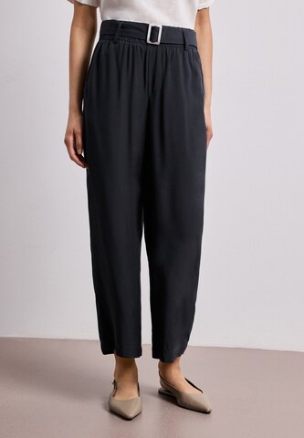 STREET ONE Wide leg Pants in Black: front