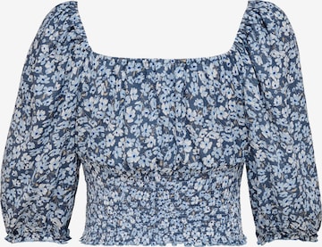 Only Petite - Camisa 'Pella' em azul