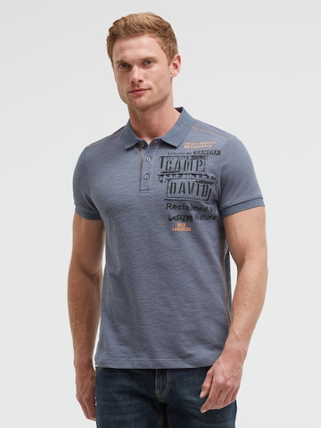 Maglietta di CAMP DAVID in blu: frontale