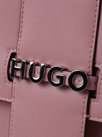 HUGO Umhängetasche 'Mel Saddle L.' in Pink