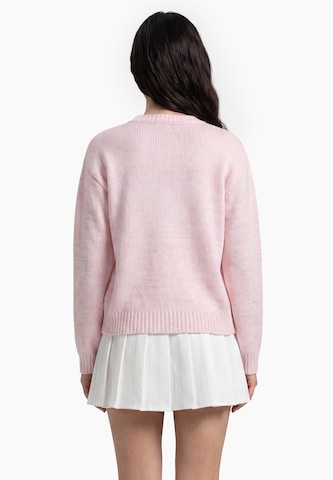 MYMO - Casaco de malha 'Young Fashion' em branco