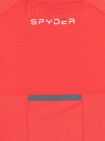 T-Shirt fonctionnel Spyder en rouge