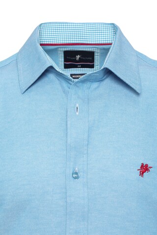 DENIM CULTURE - Ajuste estrecho Camisa 'BRADLEY' en azul