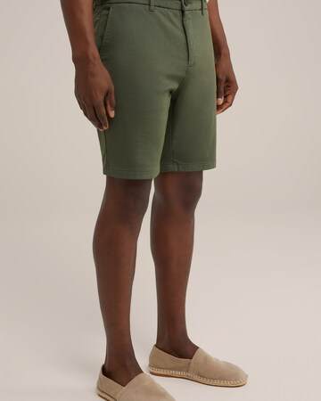 Coupe slim Pantalon chino WE Fashion en vert