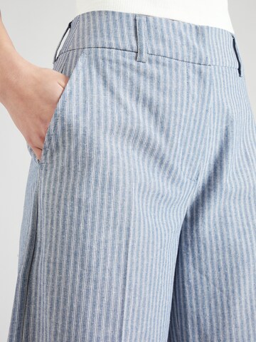 Wide leg Pantaloni con piega frontale 'Irene' di ABOUT YOU x Iconic by Tatiana Kucharova in blu