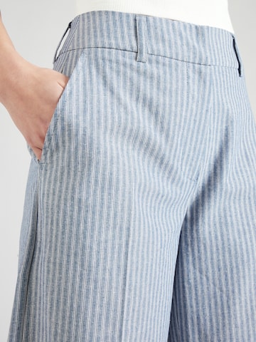 Wide Leg Pantalon à plis 'Irene' ABOUT YOU x Iconic by Tatiana Kucharova en bleu