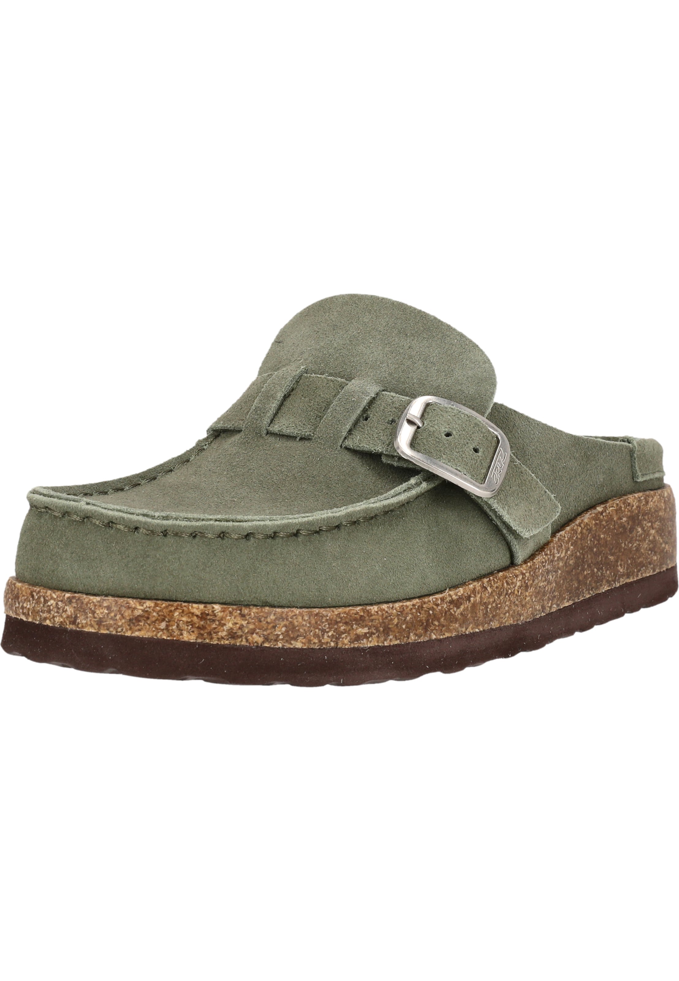 Cruz Slipper in Green: front