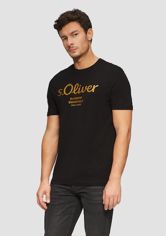 s.Oliver Shirt in Schwarz: Vorderseite