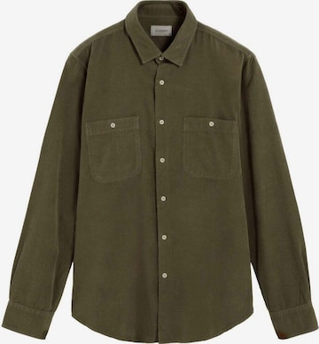 ScalpersRegular Fit Košulja 'Saint' - zelena boja: prednji dio