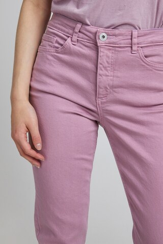 ICHI Regular Jeans 'PENNY' in Lila