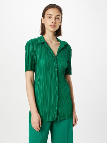 Warehouse Blouse in Groen: voorkant