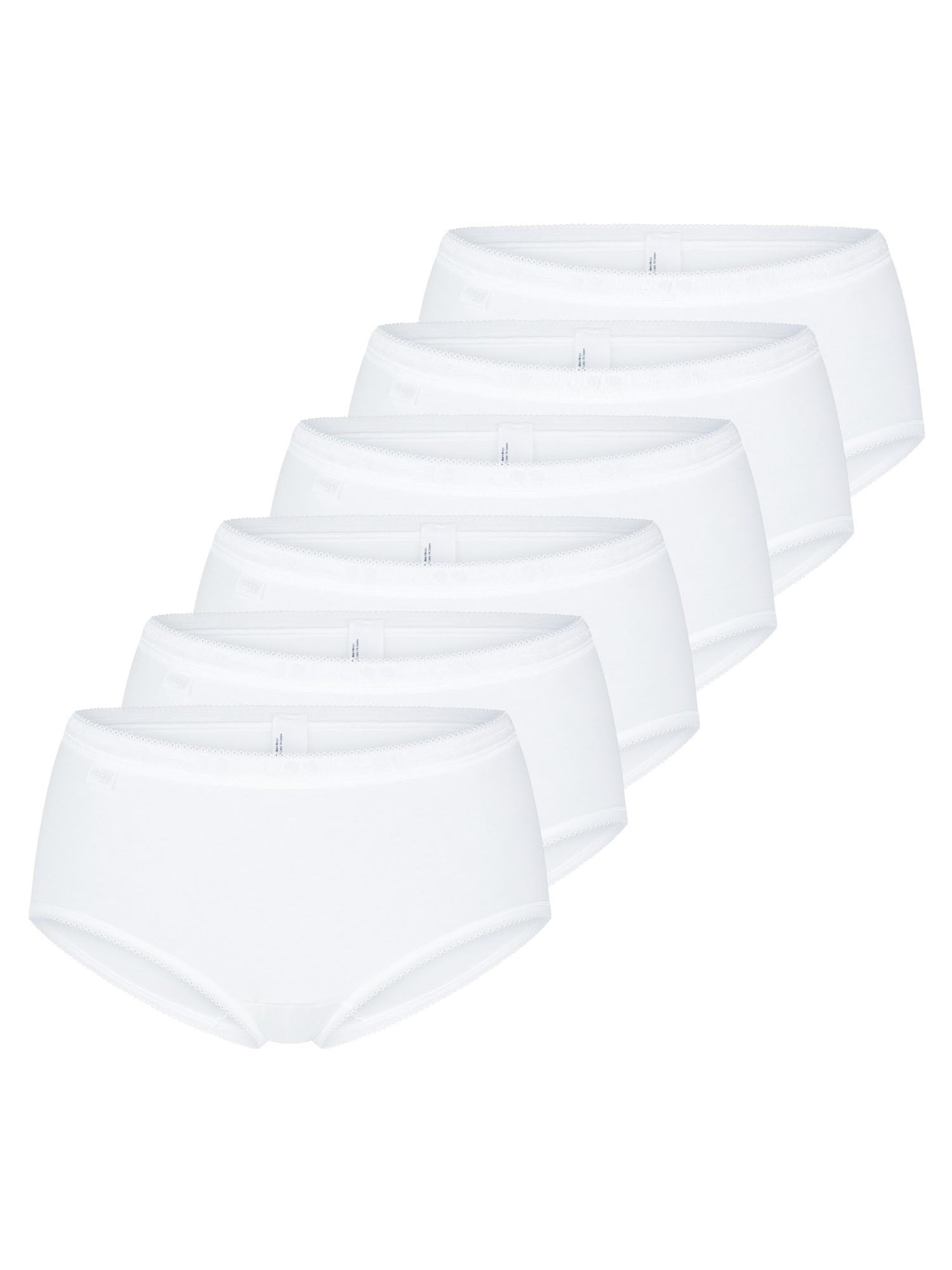 SLOGGI Slip 'Basic+' in White: front