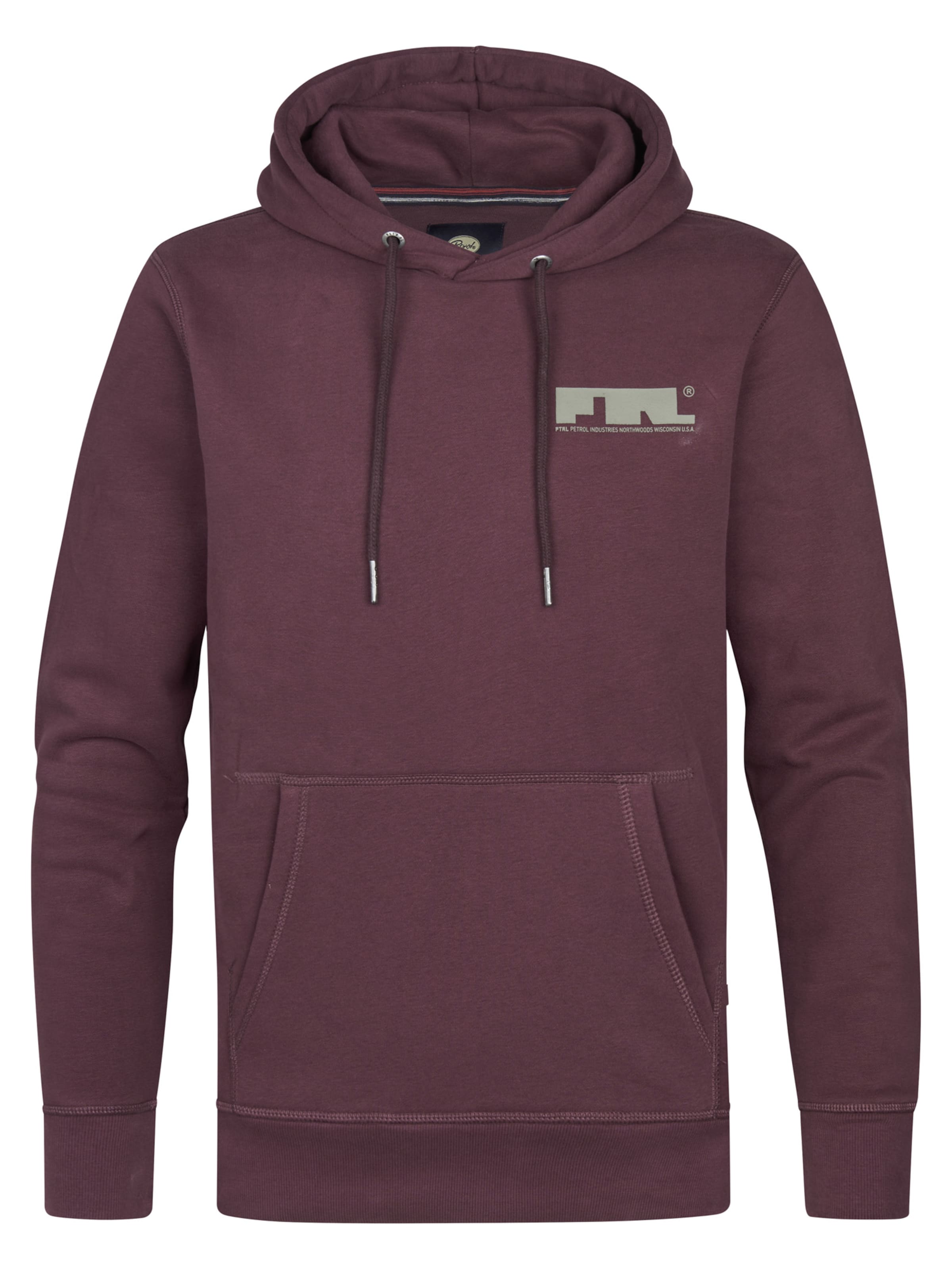 Petrol Industries Sweatshirt in Purple: front