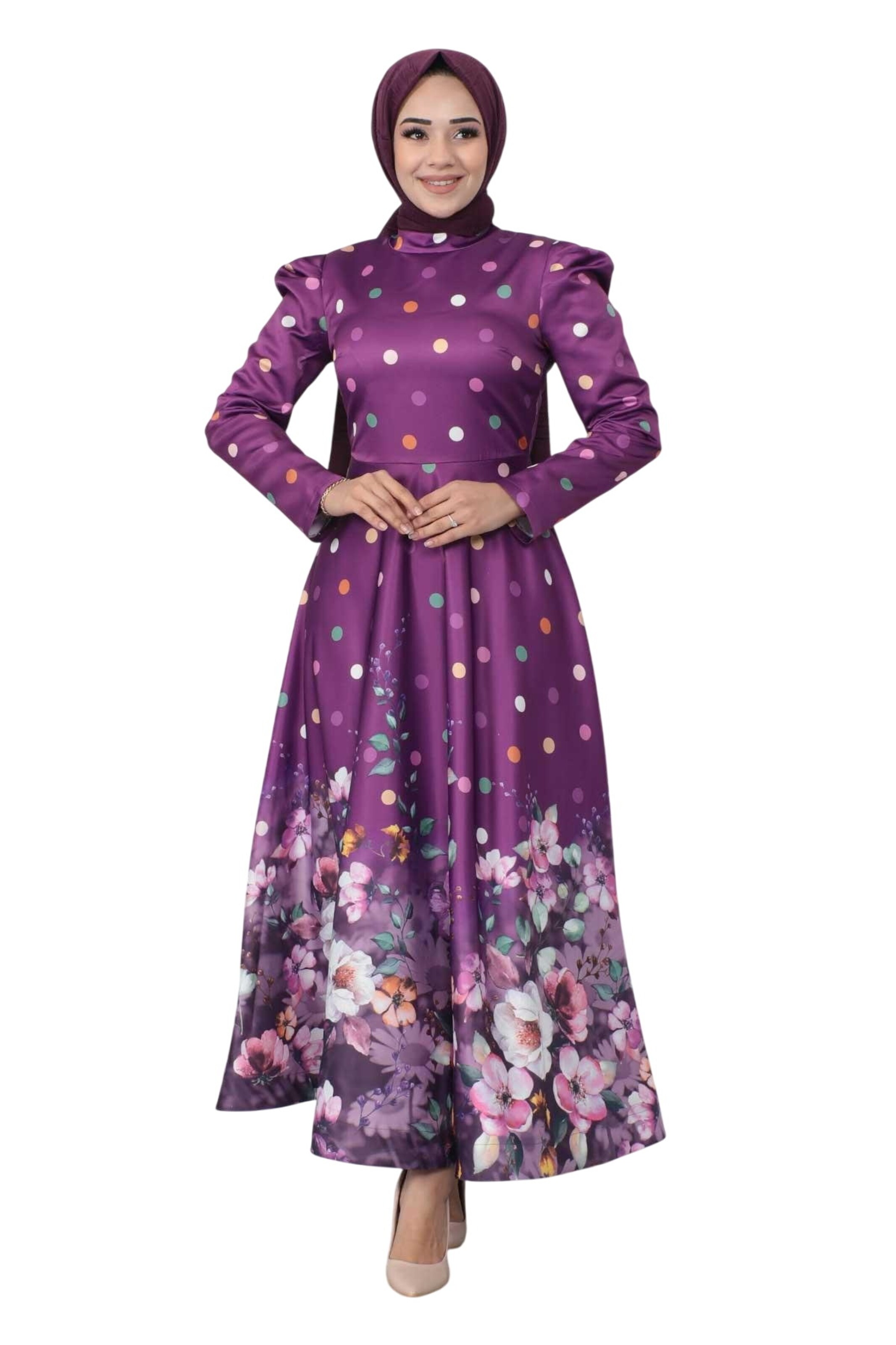 MODAMIHRAM Kleid in Lila