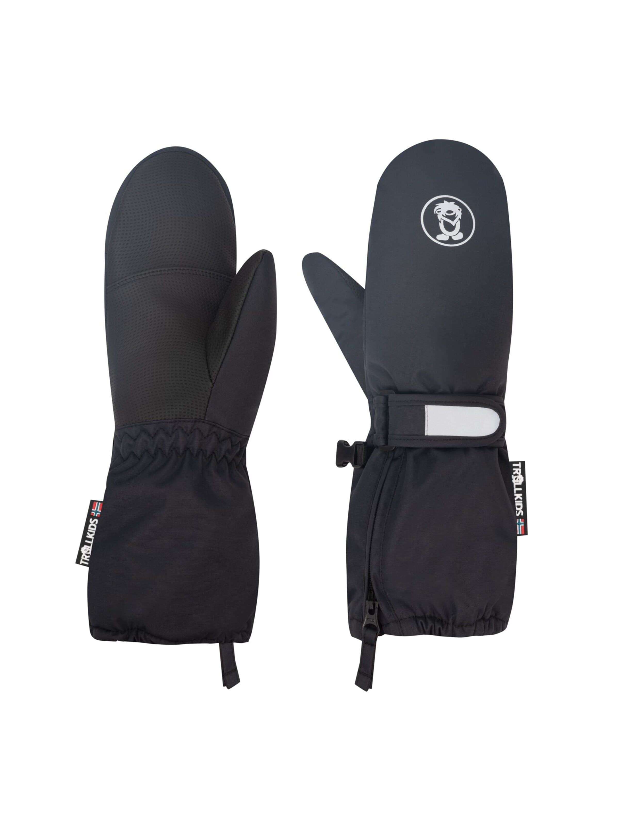 TROLLKIDS Gloves in Black: front