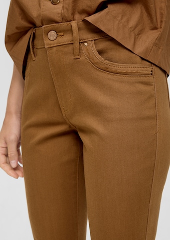 s.Oliver Skinny Jeans 'Betsy' in Brown