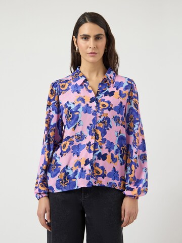 Chemisier 'YASSpecto' YAS en violet : devant