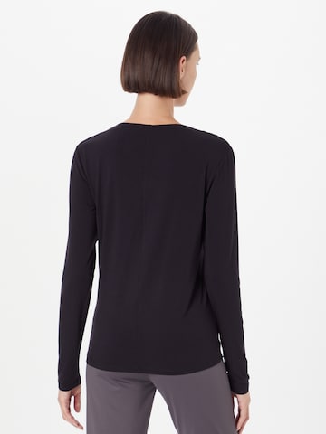 CURARE Yogawear Sportshirt 'Flow' in Schwarz