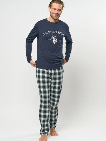 U.S. POLO ASSN. Tričko 'Kaiser' – modrá: přední strana