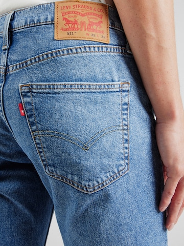 mėlyna LEVI'S ® Prigludęs Džinsai '511'