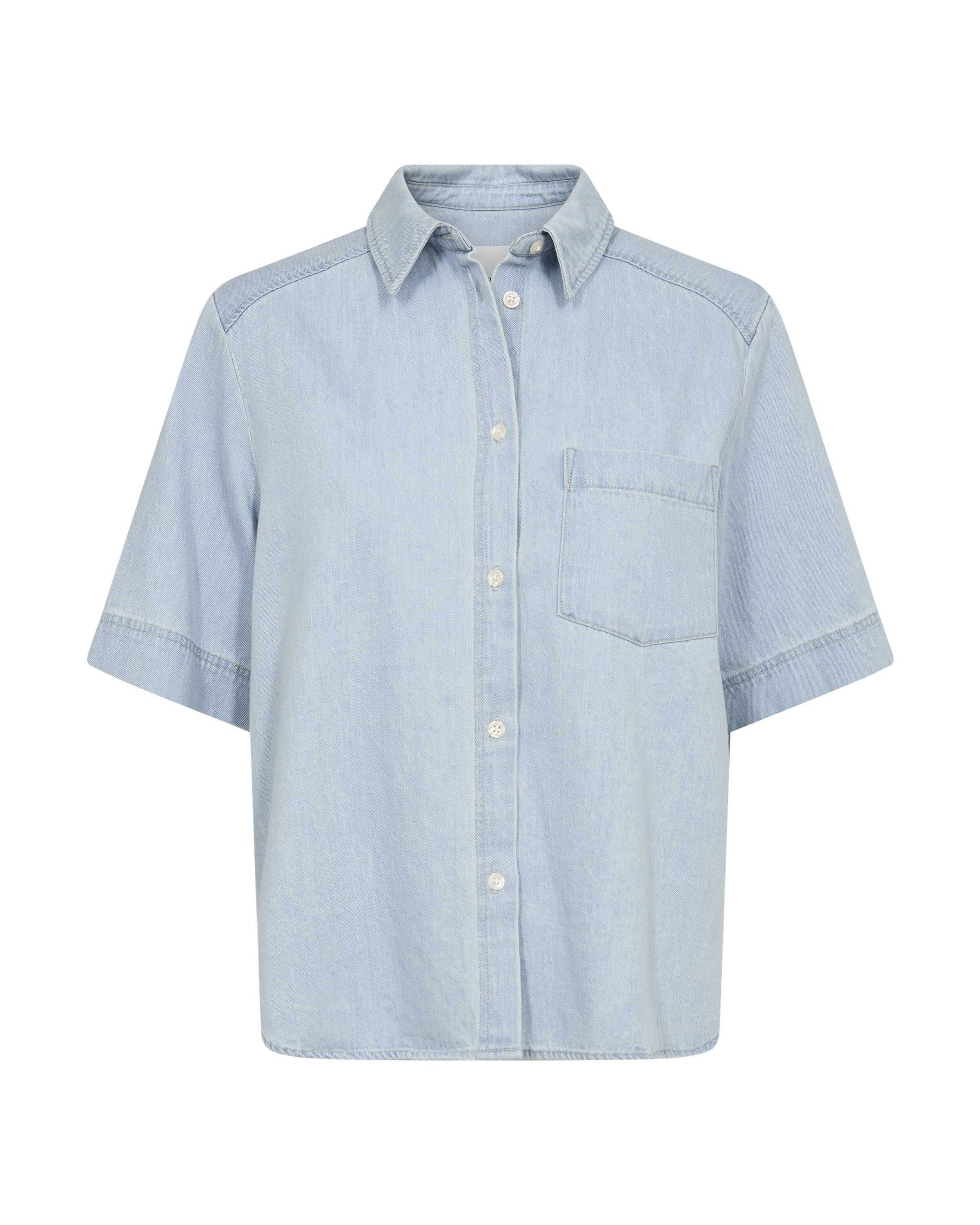 Part Two Bluse 'NiclaPW' in Blau: Vorderseite